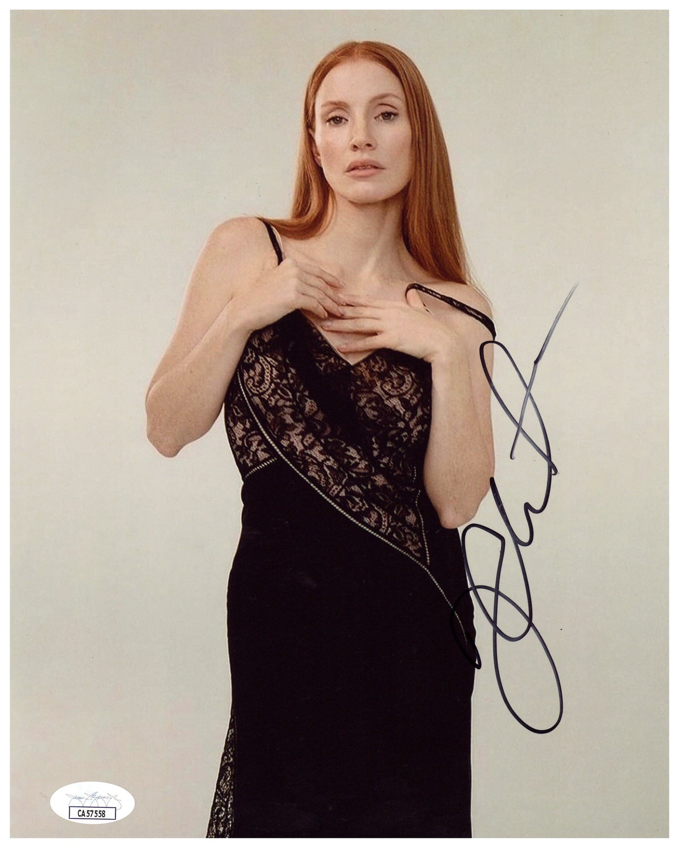 Jessica Chastain Signed 8x10 Photo Authentic Autographed JSA COA