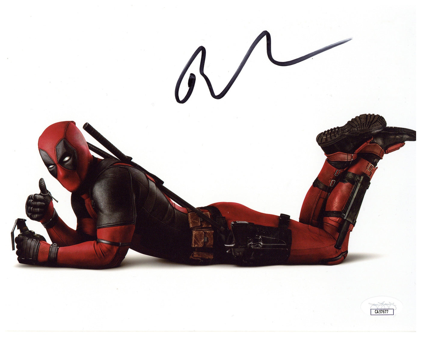 Ryan Reynolds Signed 8x10 Photo Deadpool Wade Wilson Autographed JSA COA 2