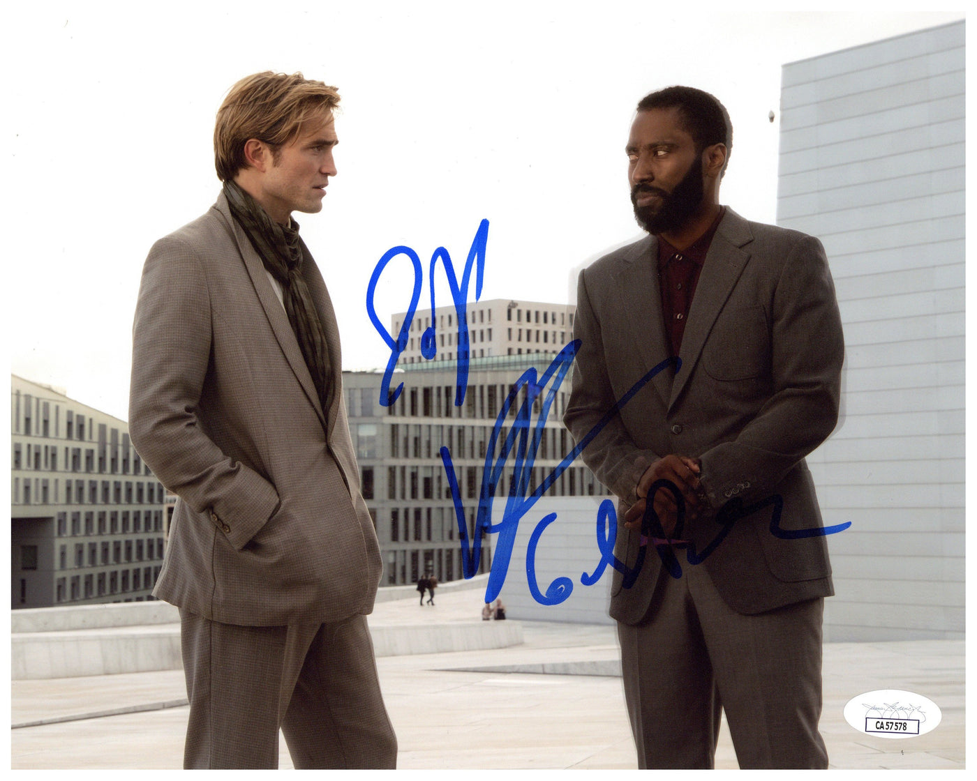 John David Washington Signed 8x10 Photo Tenet Autographed JSA COA