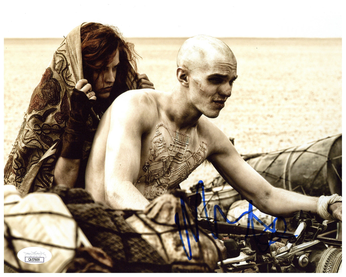 Nicholas Hoult Signed 8x10 Photo Mad Max Nux Autographed JSA COA 2