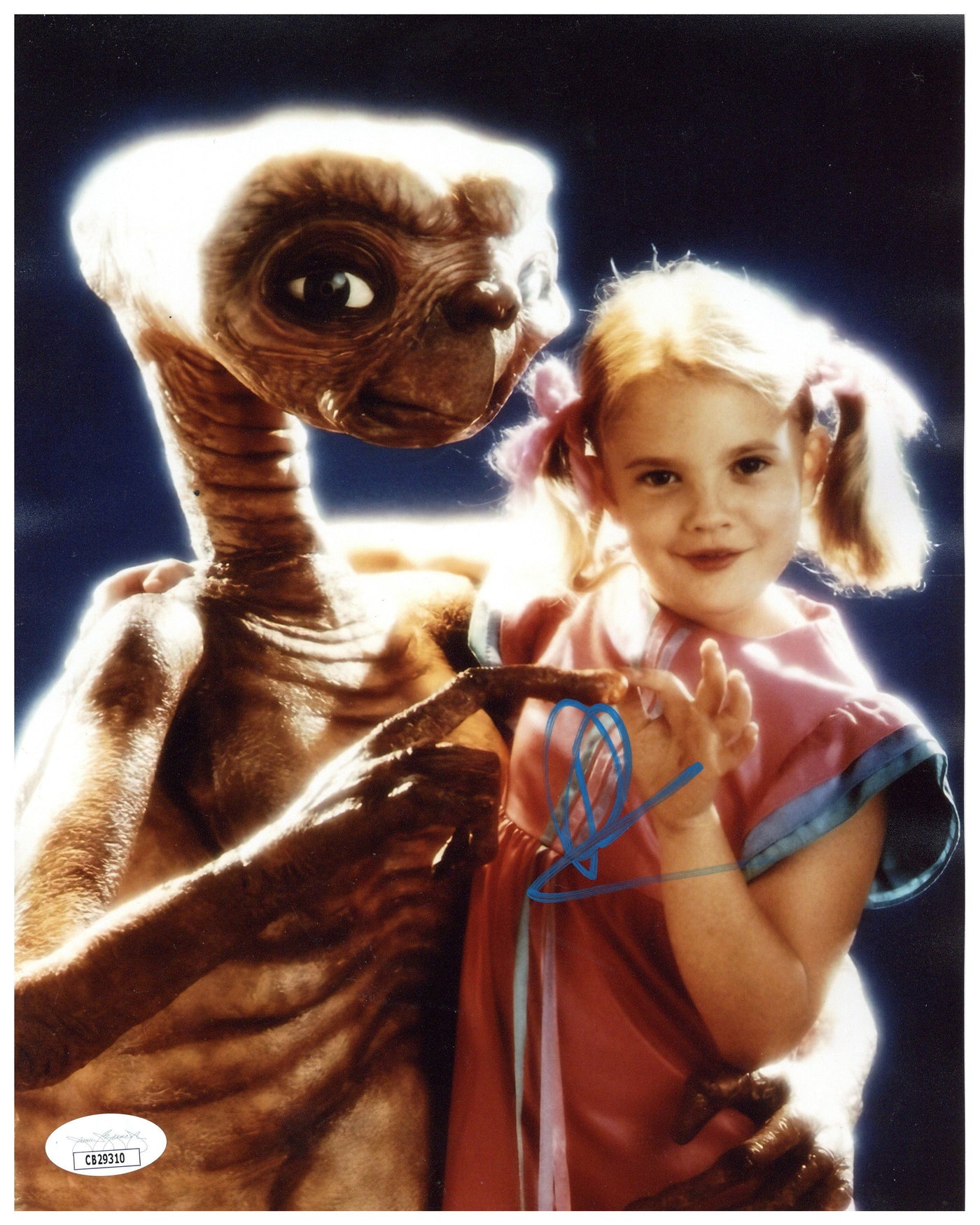 Drew Barrymore Signed 8x10 Photo E.T. The Extra-Terrestrial Autographed JSA COA 2