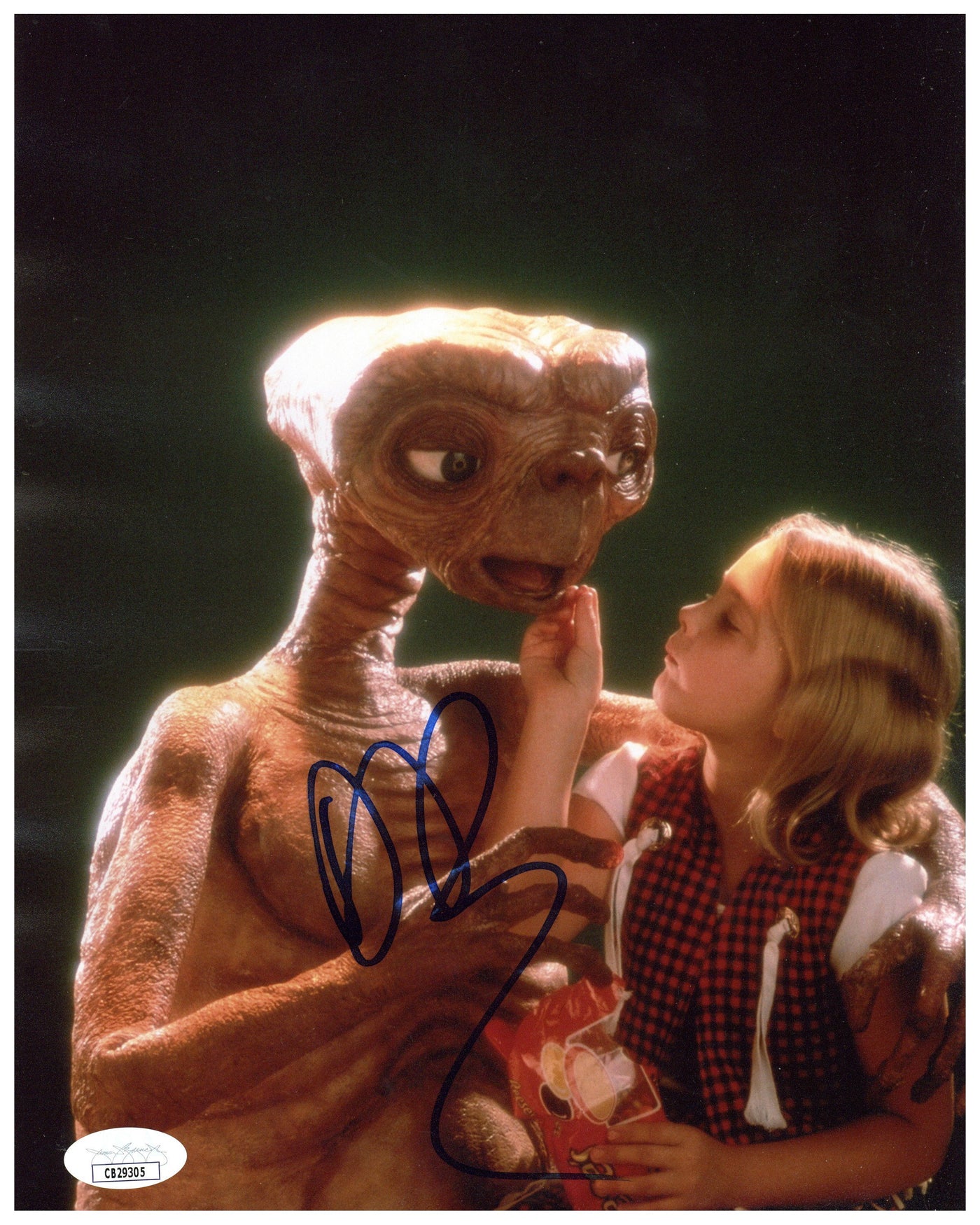 Drew Barrymore Signed 8x10 Photo E.T. The Extra-Terrestrial Autographed JSA COA 3