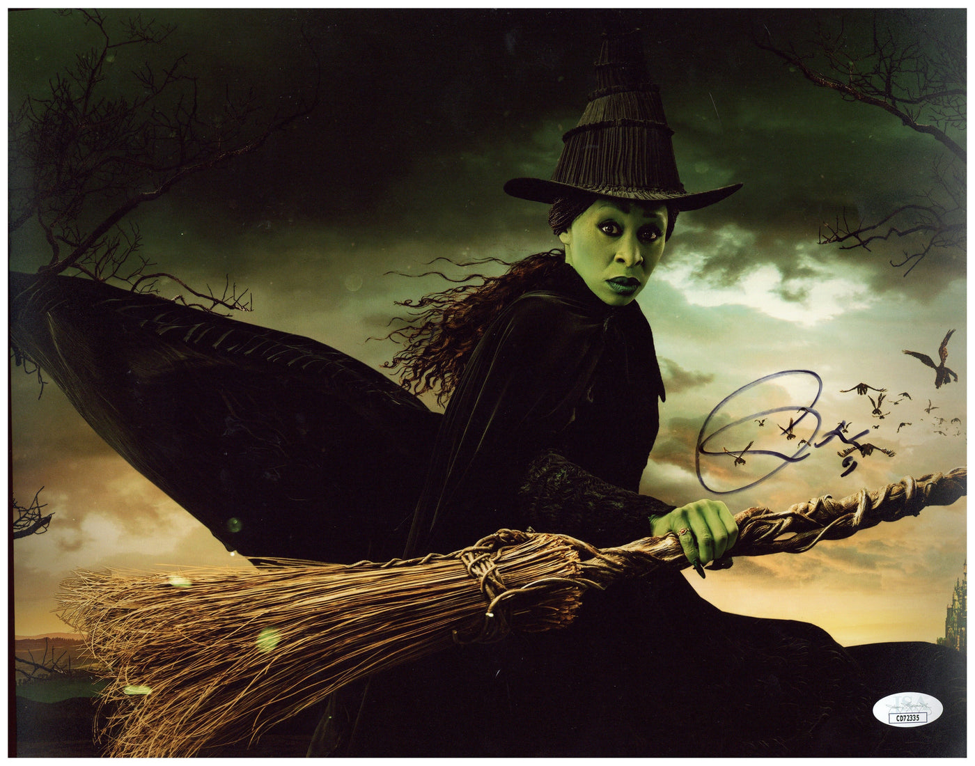 Cynthia Erivo Signed 11X14 Photo Wicked Elphaba Autographed JSA COA #2