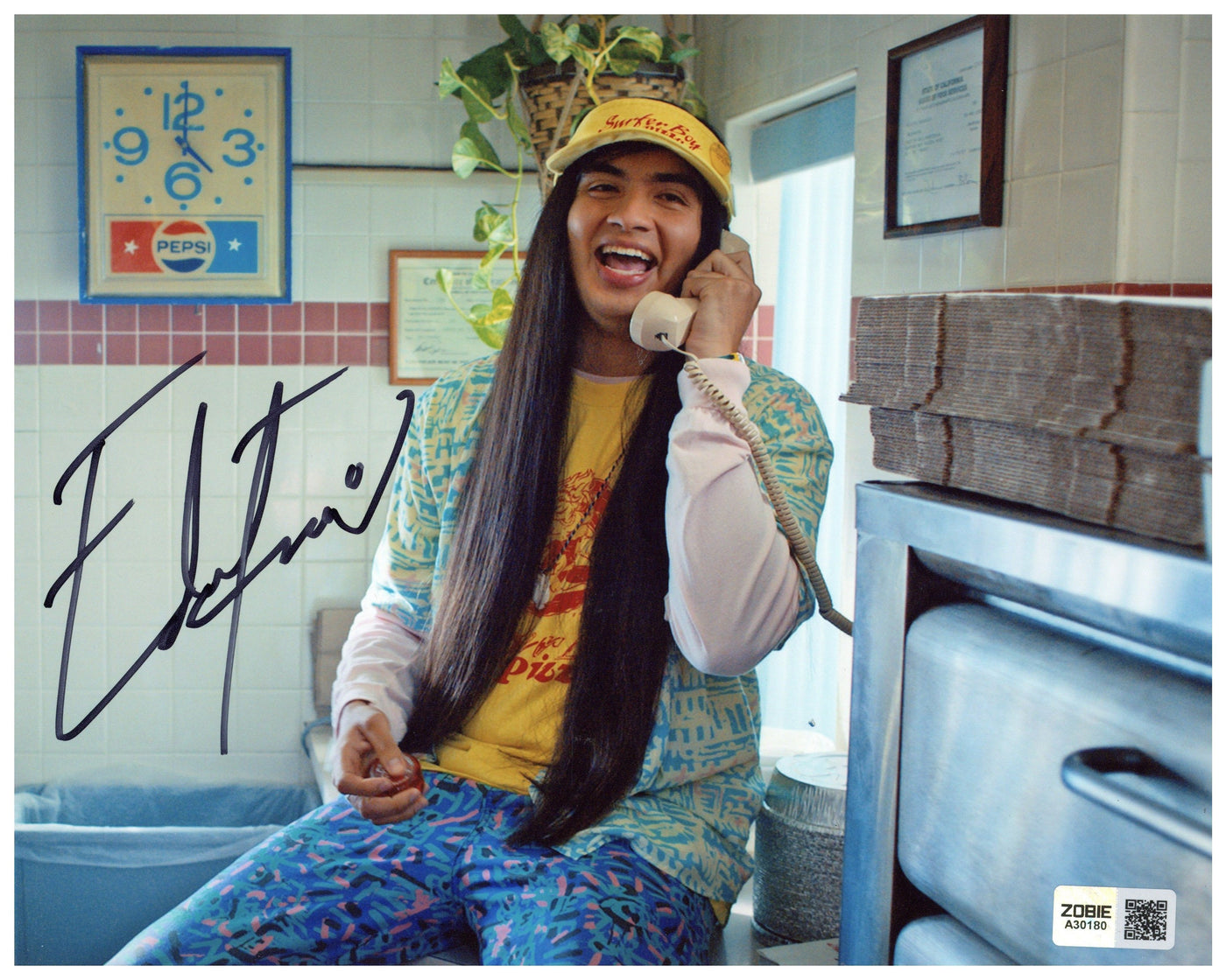 Eduardo Franco Signed 8x10 Photo Stranger Things Argyle Autographed Zobie COA