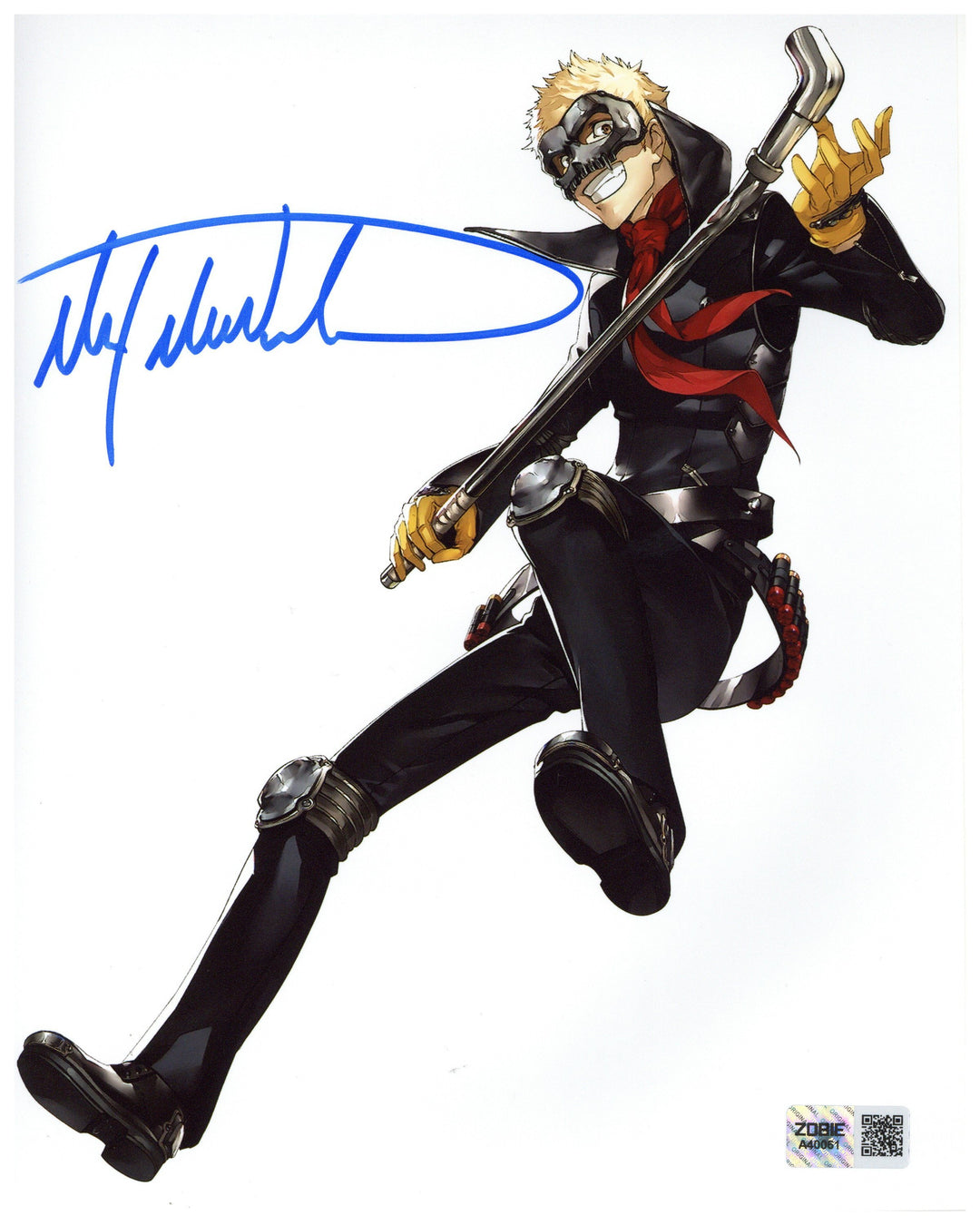 Max Mittelman Signed 8x10 Photo Persona 5 Ryuji Sakamoto Autographed Zobie COA