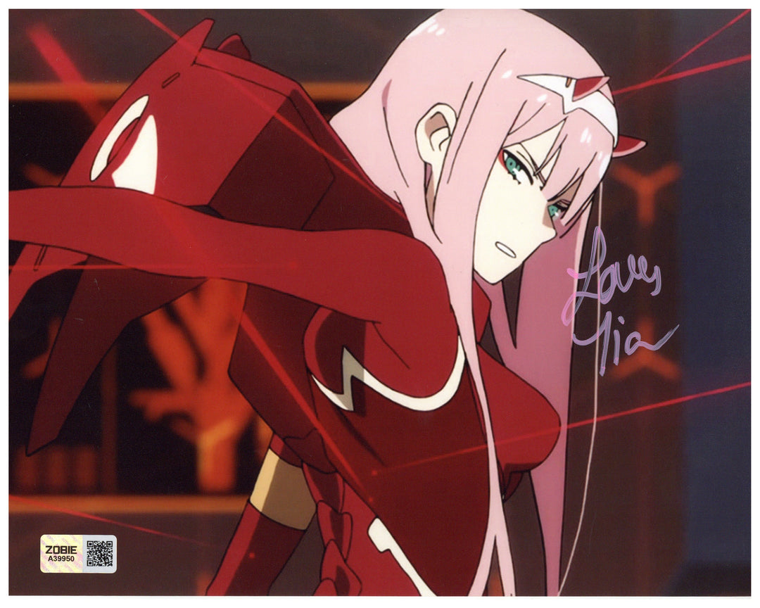 Tia Ballard Signed 8x10 Photo Darling in the Franxx Zero Two Autograph Zobie COA