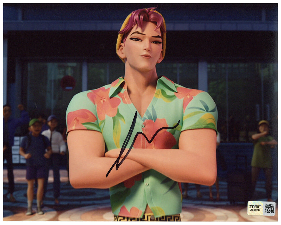 SungWon Cho Signed 8x10 Photo Kpop Demon Hunters Abby Saja Autographed Zobie COA