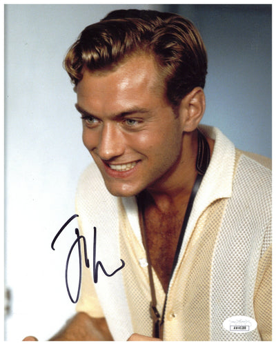 Jude Law Signed 8x10 Photo The Talented Mr. Ripley Autographed JSA COA