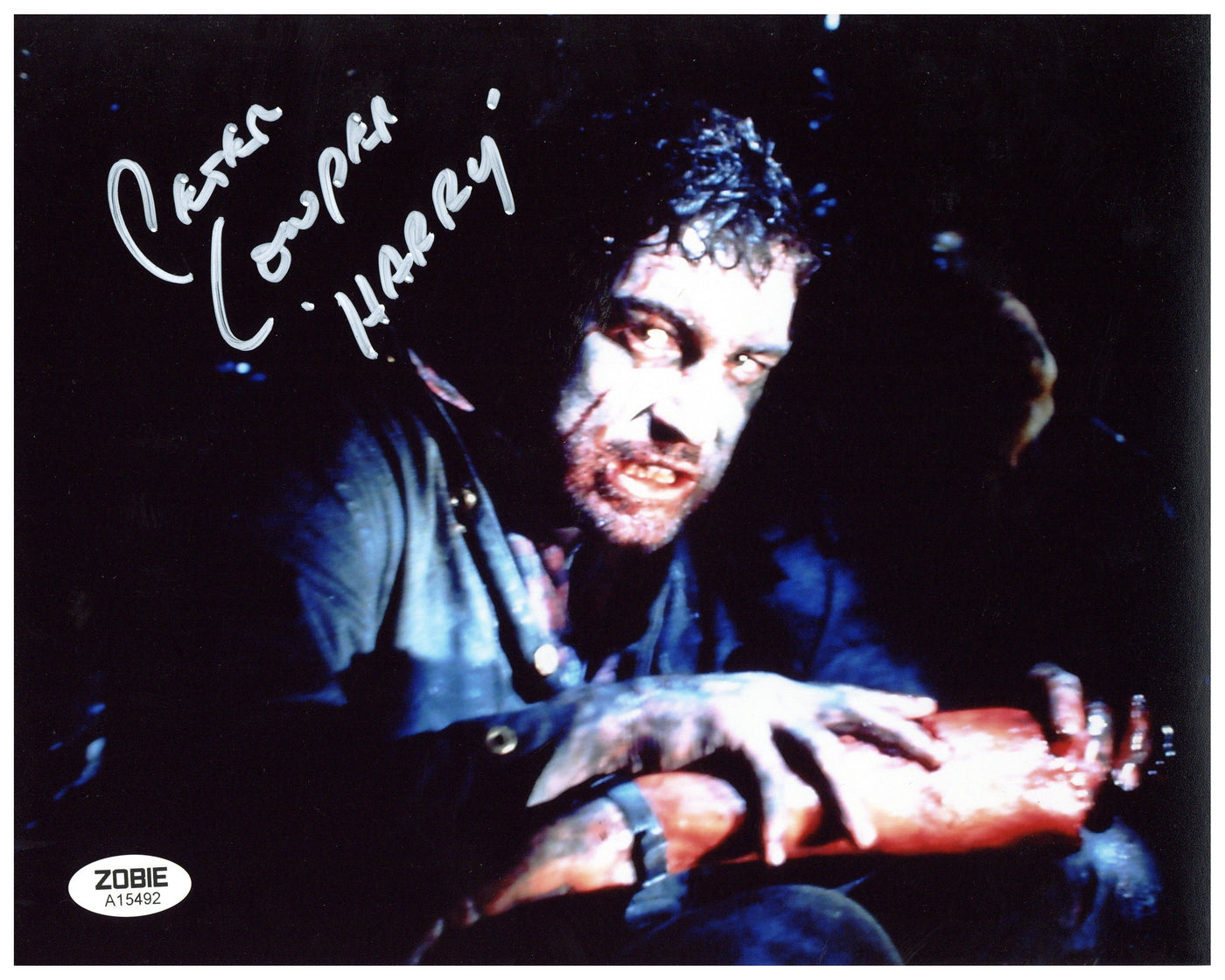 Peter Cowper Signed 8x10 Photo My Bloody Valentine The Miner Autographed JSA COA 3