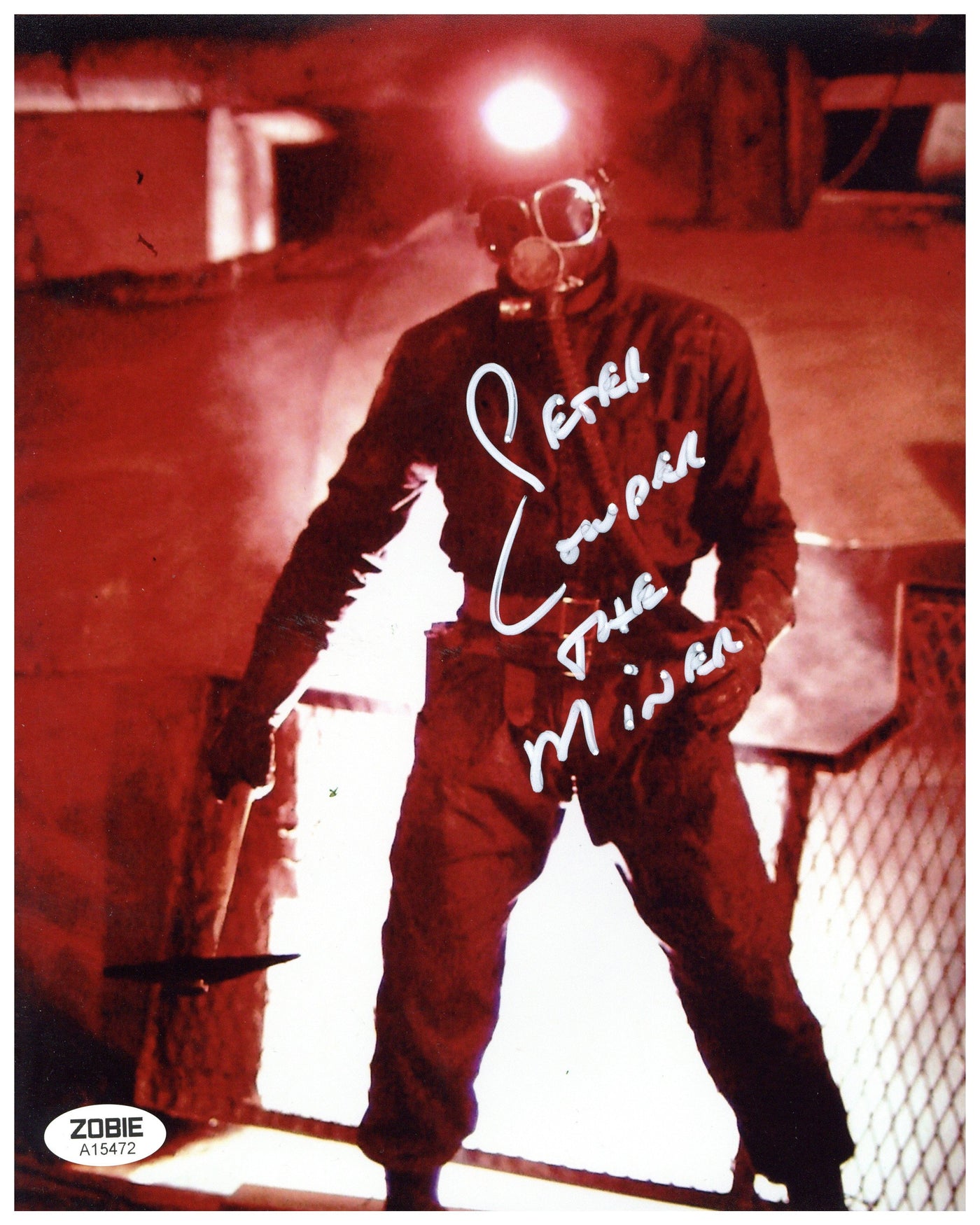 Peter Cowper Signed 8x10 Photo My Bloody Valentine The Miner Autographed JSA COA 5