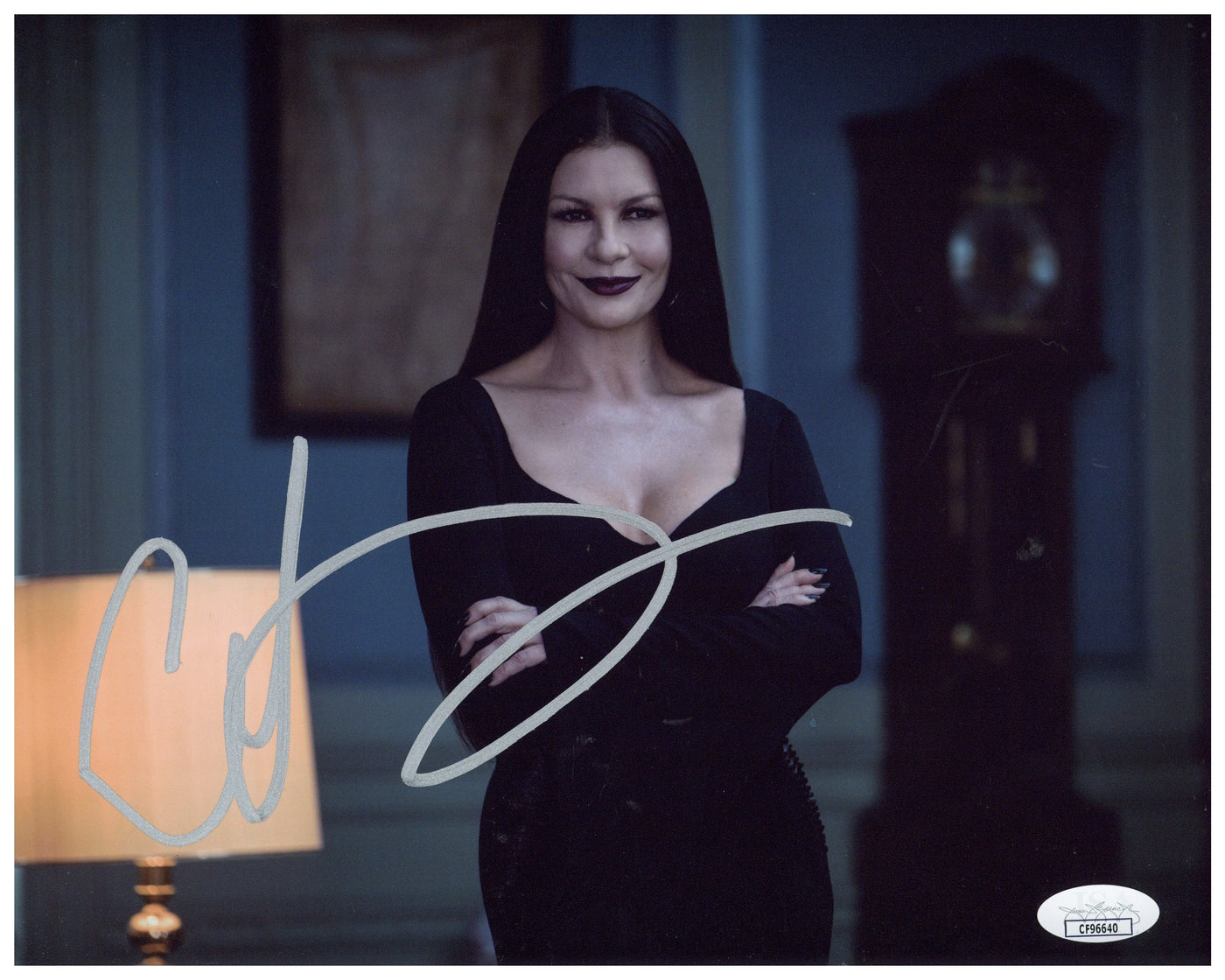 Catherine Zeta-Jones Signed 8x10 Photo Wednesday Autographed JSA COA 2