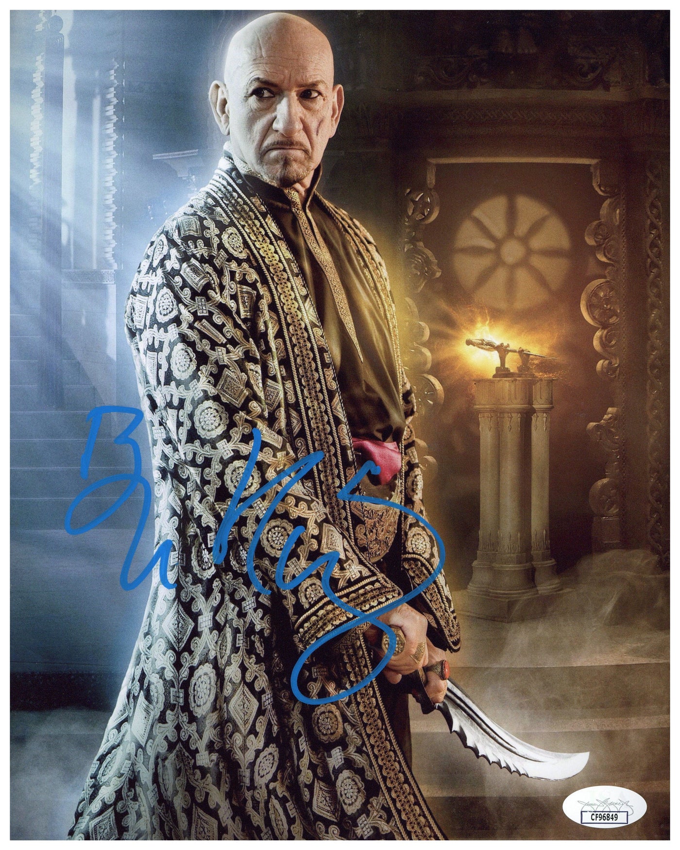 Ben Kingsley Signed 8x10 Photo Prince of Persia The Sands of Time Autographed JSA COA