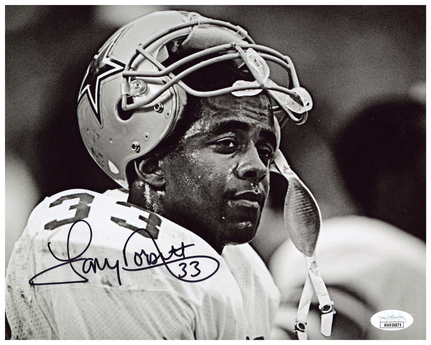 Tony Dorset Signed 8x10 Photo Dallas Cowboys Authentic Autographed JSA COA