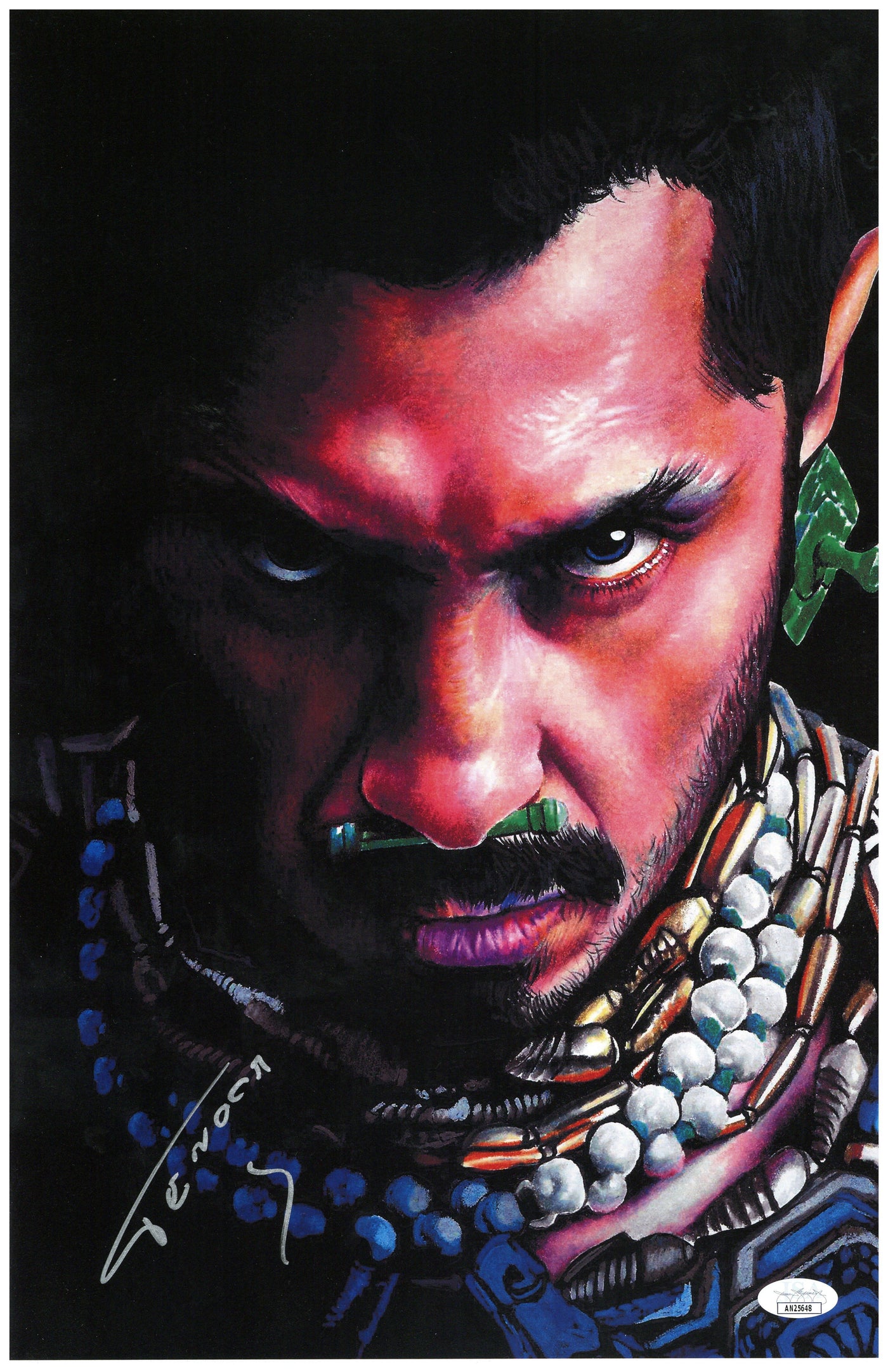 Tenoch Huerta Signed 11x17 Photo Black Panther Namor Autographed JSA COA