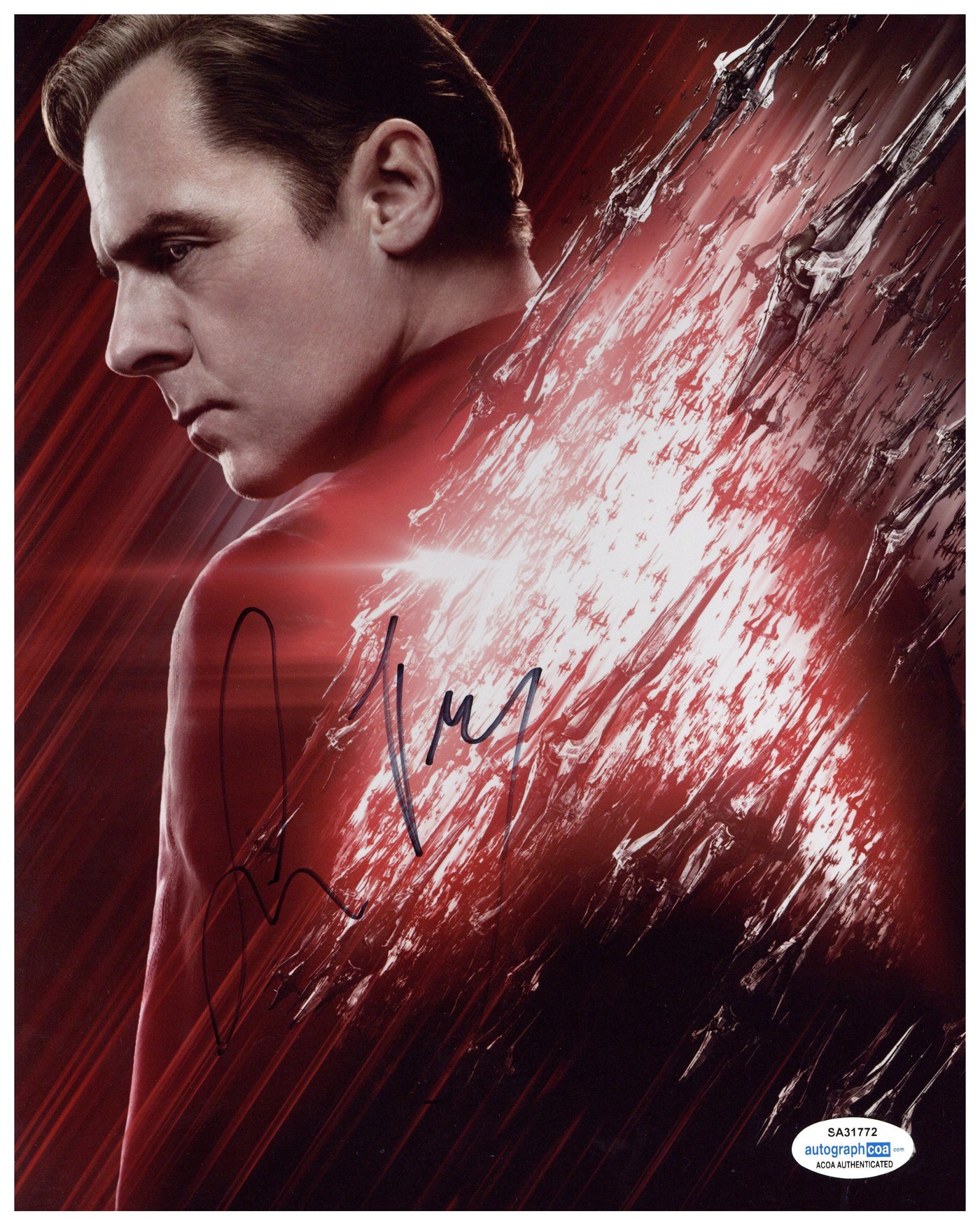 Simon Pegg Signed 8x10 Photo Star Trek Authentic Autographed AutographCOA
