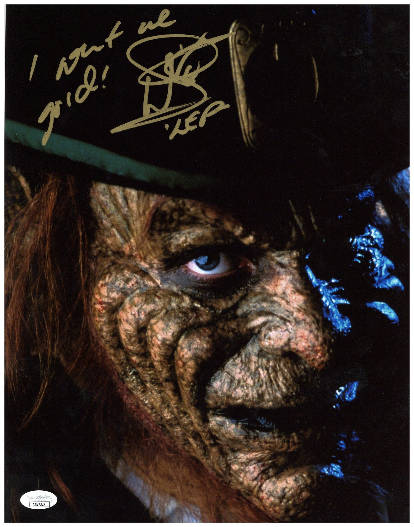 Warwick Davis Signed 11x14 Photograph Leprechaun Horror Autographed JSA COA