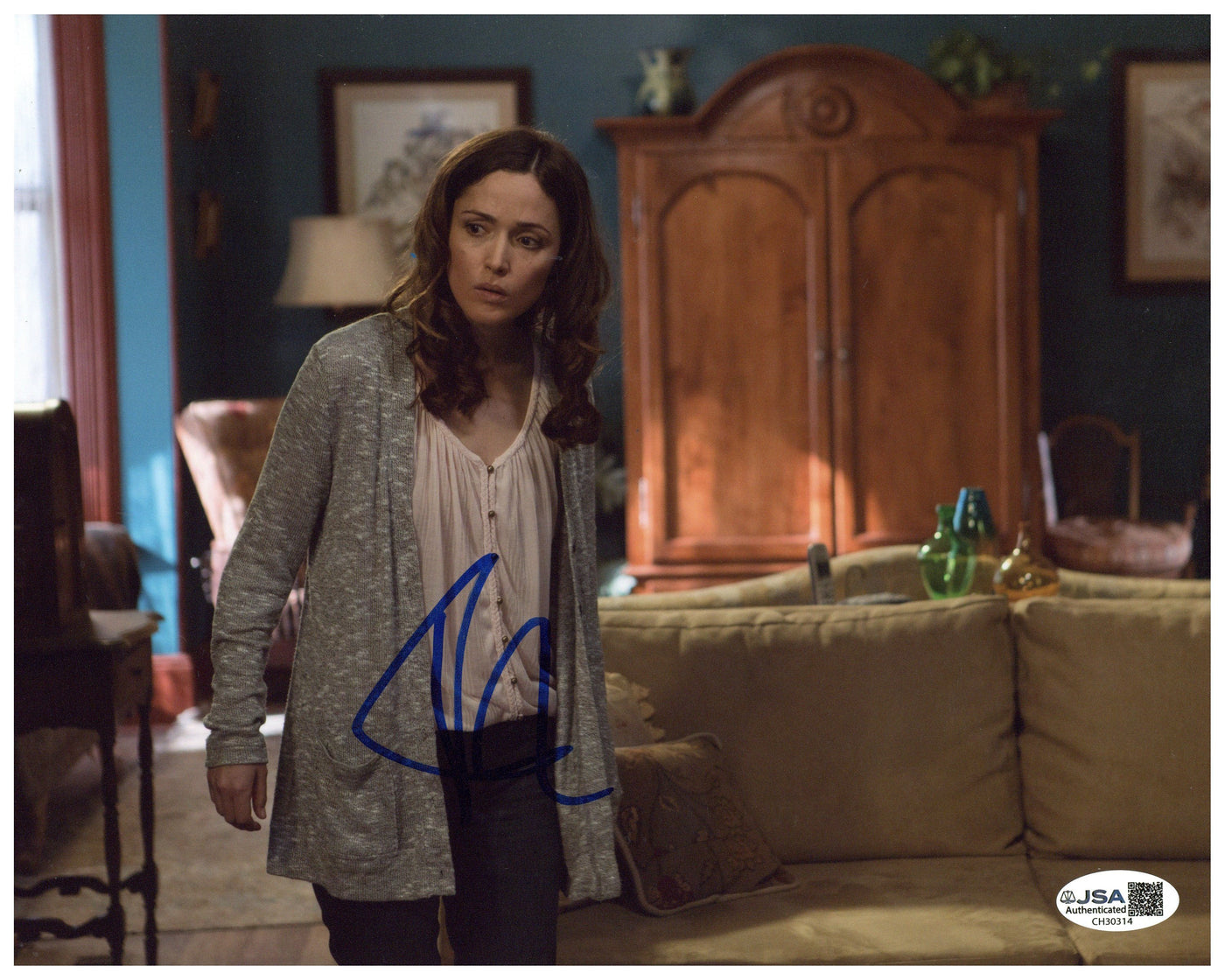 Rose Byrne Signed 8x10 Photo Insidious 2 Autographed JSA COA