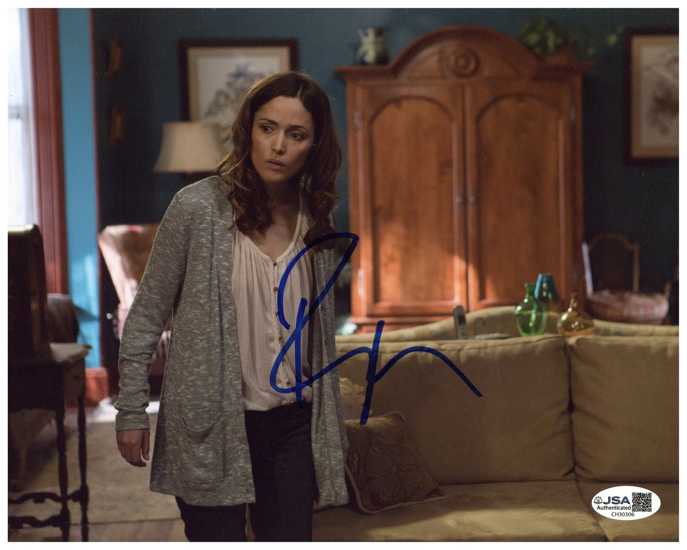 Rose Byrne Signed 8x10 Photo Insidious 2 Autographed JSA COA