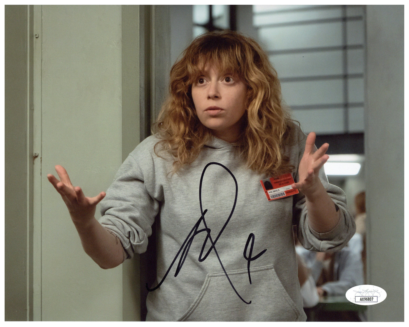 NATASHA LYONNE SIGNED 8X10 PHOTO Orange is the New Black AUTOGRAPHED JSA COA