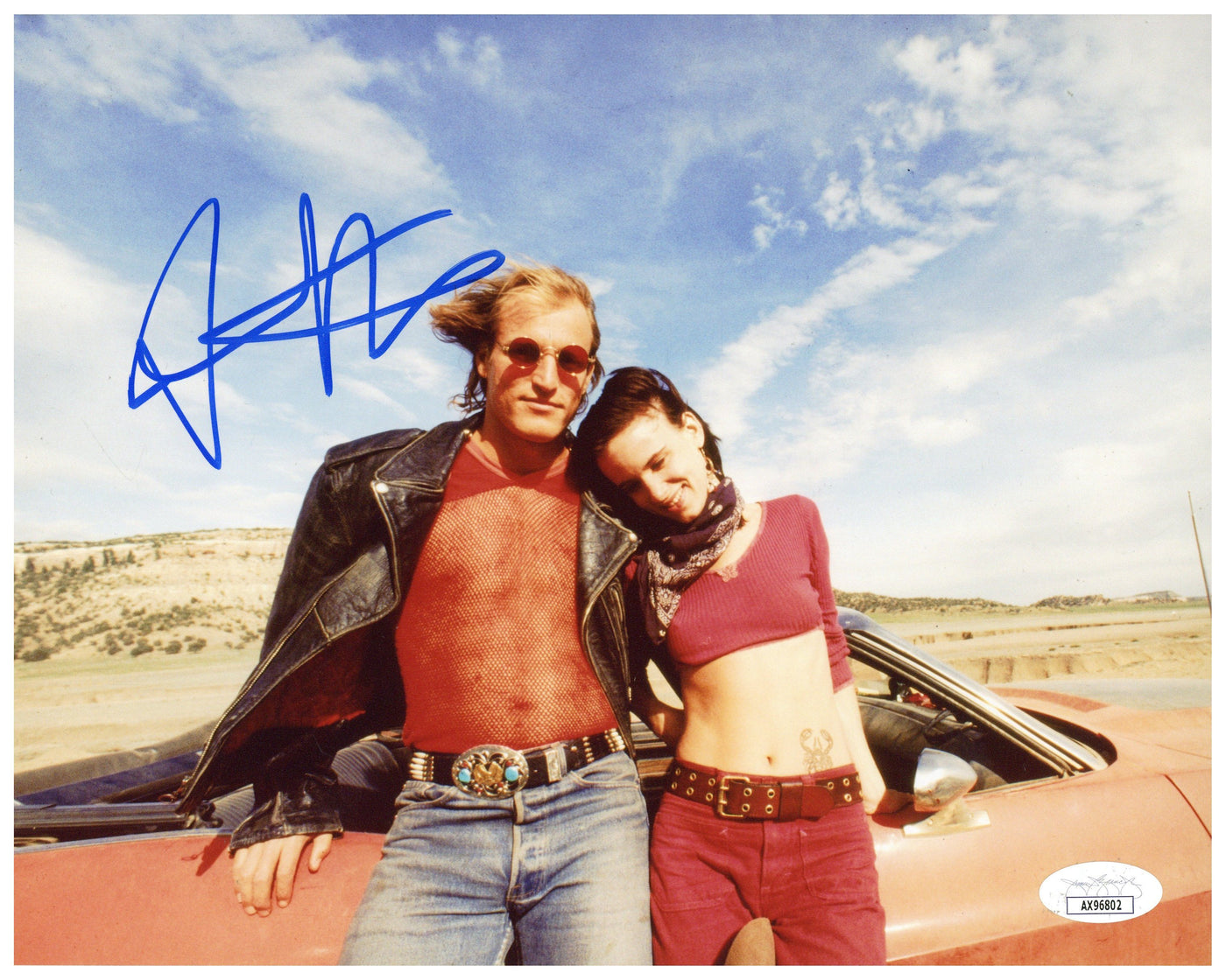 JULIETTE LEWIS SIGNED 8X10 PHOTO NATURAL BORN KILLERS AUTOGRAPHED JSA COA