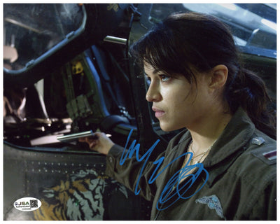 Michelle Rodriguez Signed 8x10 Photo Avatar Photograph JSA COA