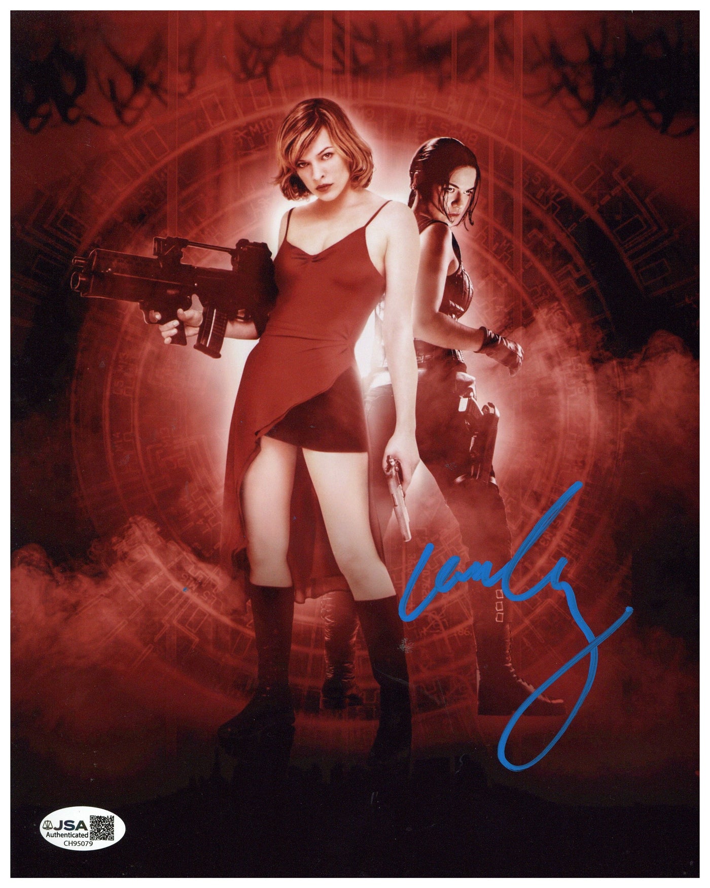 Michelle Rodriguez Signed 8x10 Photo Resident Evil Autographed JSA COA