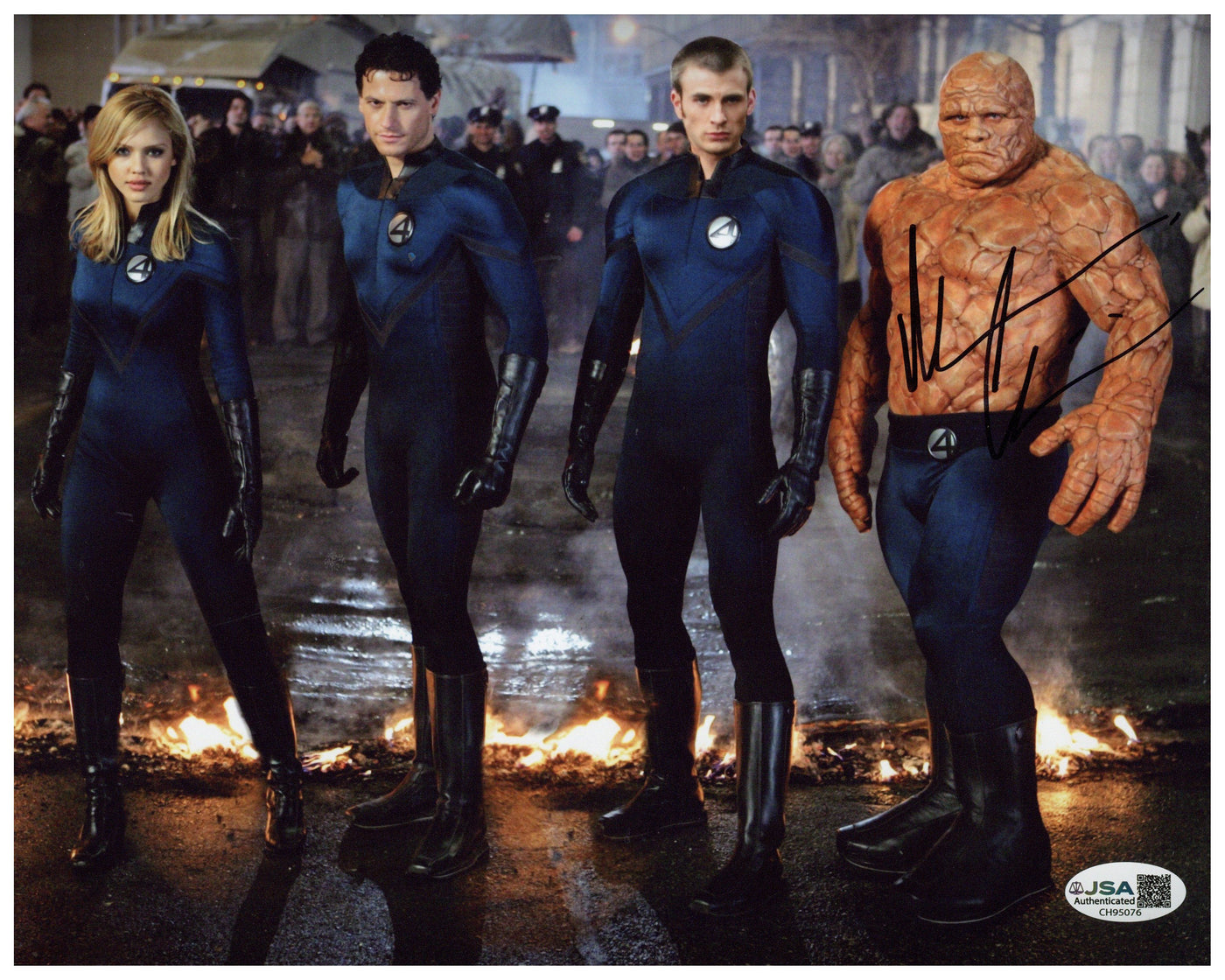 Michael Chiklis Signed 8x10 Photo Fantastic Four The Thing Autographed JSA COA #3