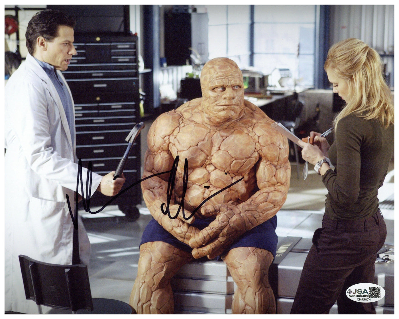 Michael Chiklis Signed 8x10 Photo Fantastic Four The Thing Autographed JSA COA #4