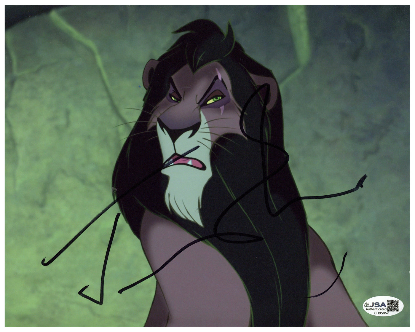 Jeremy Irons Signed 8x10 Photo Lion King Scar Autographed JSA COA 2