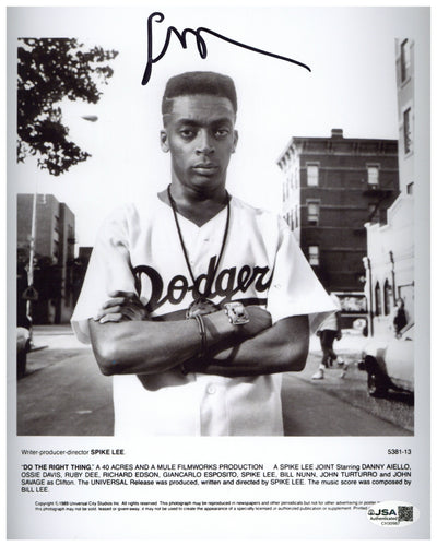 Spike Lee Signed 8x10 Photo Do the Right Thing Director Autographed JSA COA