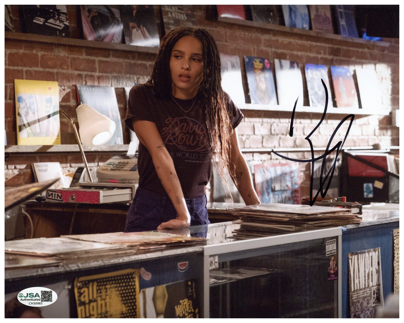 Zoe Kravitz Signed 8x10 Photo High Fidelity Autographed JSA COA
