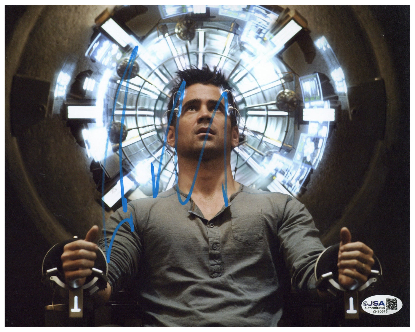 Colin Farrell Signed 8x10 Photo Total Recall Autographed JSA COA