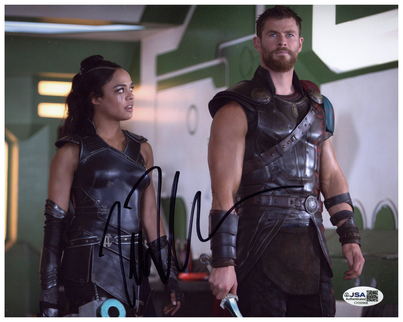 Tessa Thompson Signed 8x10 Photo Thor Ragnarok Autographed JSA COA 2