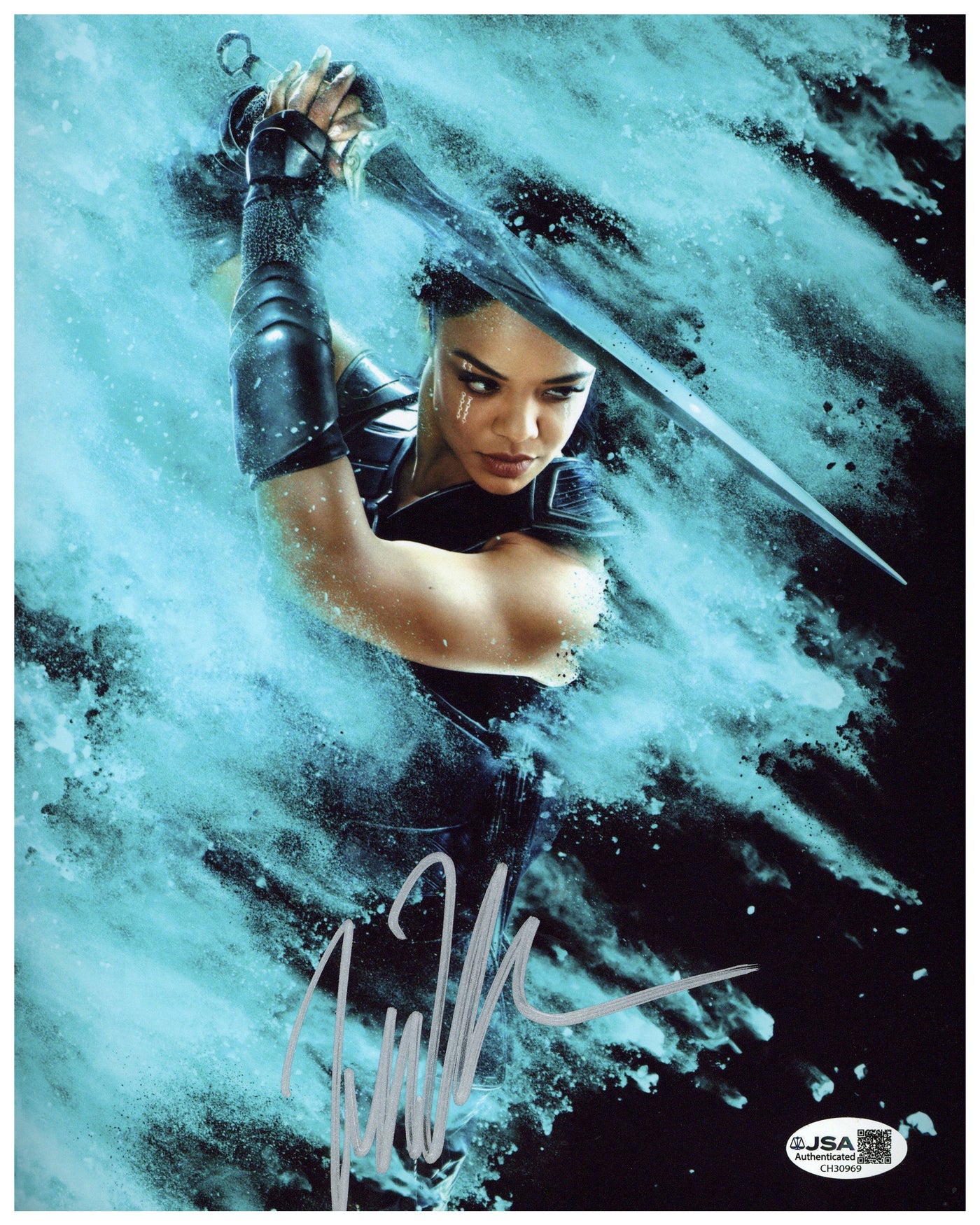 Tessa Thompson Signed 8x10 Photo Thor Ragnarok Autographed JSA COA 3