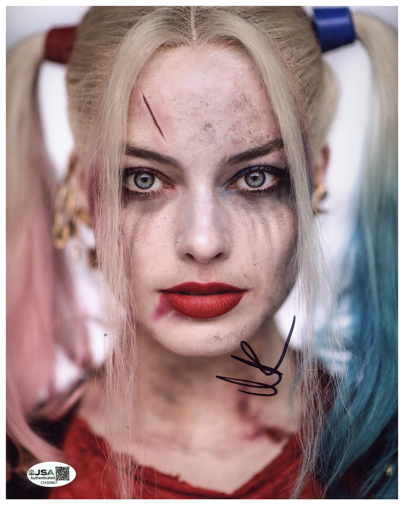 Margot Robbie Signed 8x10 Photo Harley Quinn Autographed JSA COA
