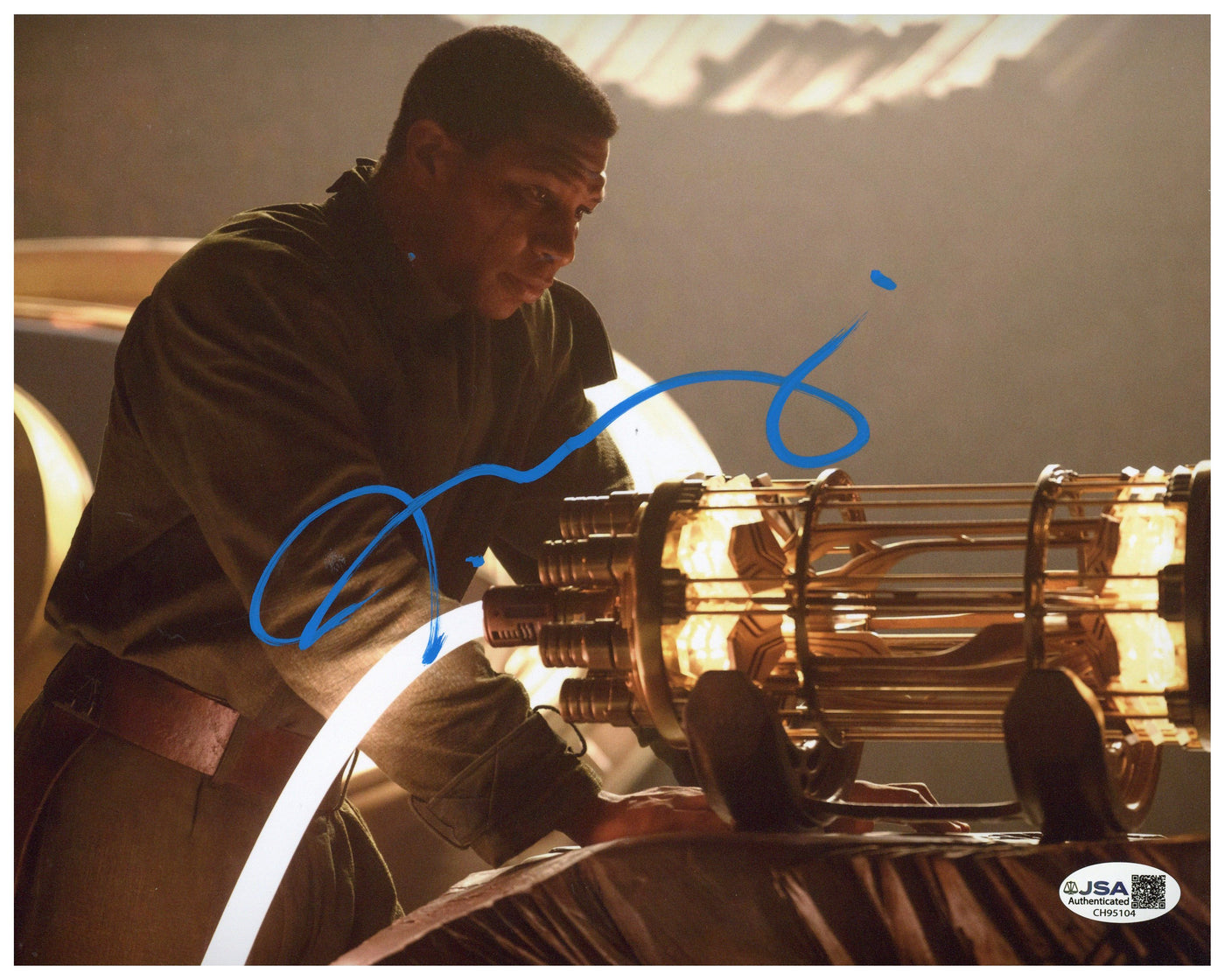 Jonathan Majors Signed 8x10 Photo Marvel Kang the Conqueror Autographed JSA COA