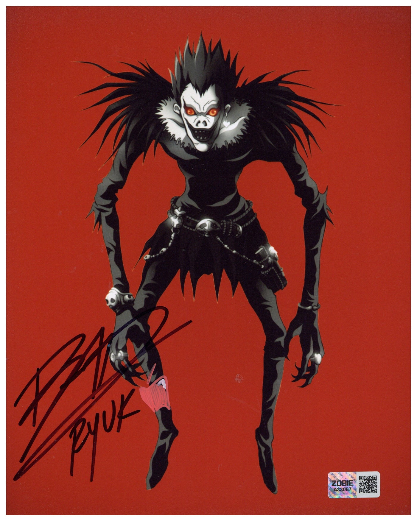 Brian Drummond Signed 8x10 Photo Death Note Ryuk Autographed JSA COA
