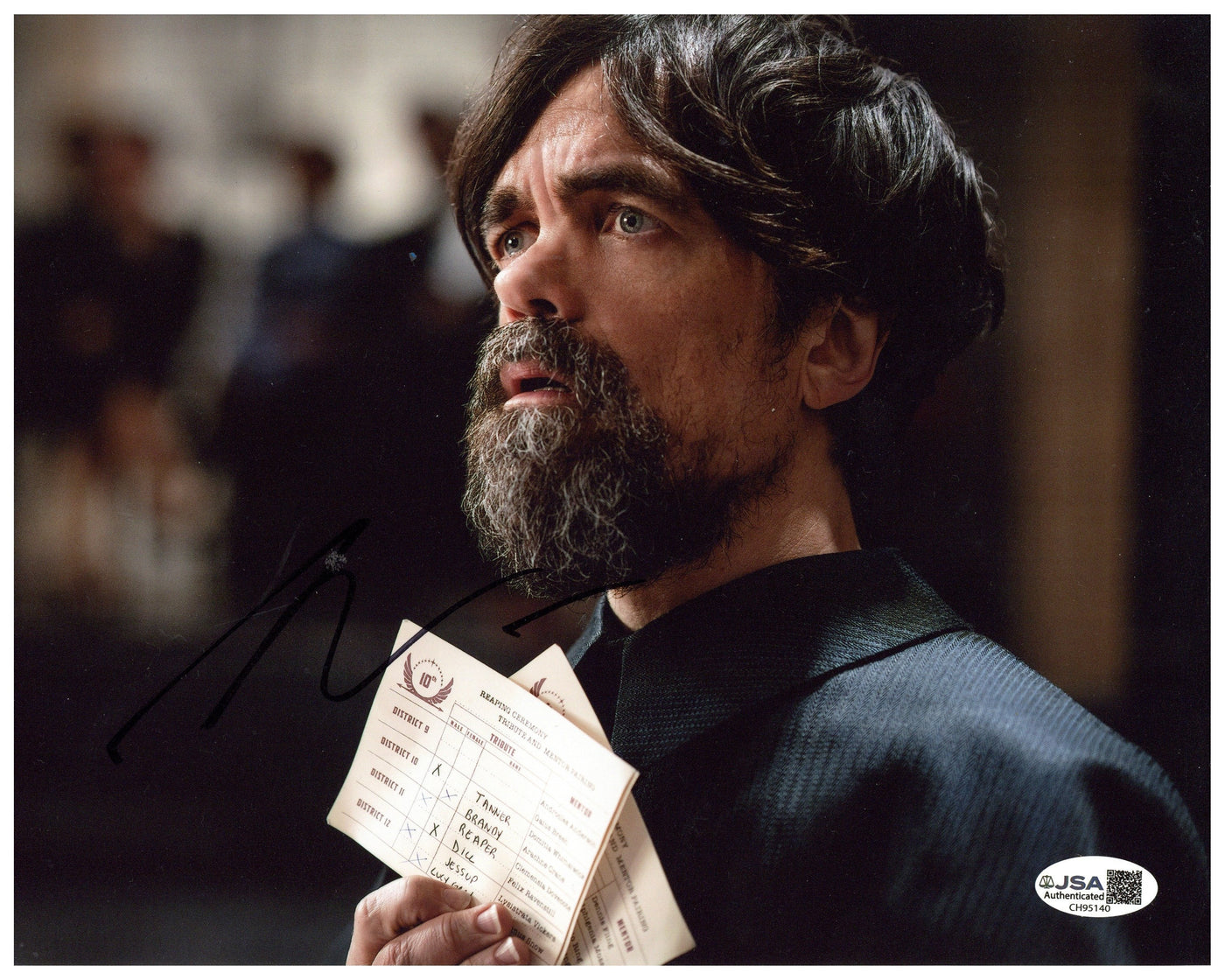 Peter Dinklage Signed 8x10 Photo Hunger Games Songbirds Autographed JSA COA
