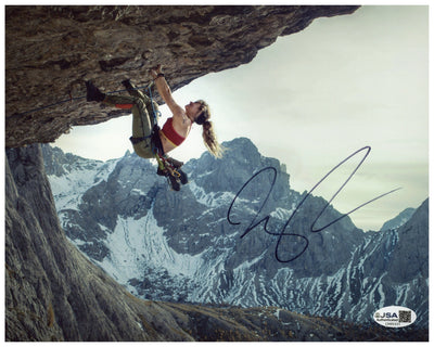 Lily James Signed 8x10 Photo Cliffhanger Autographed JSA COA