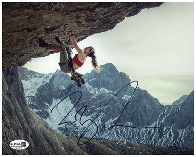 Lily James Signed 8x10 Photo Cliffhanger Autographed JSA COA