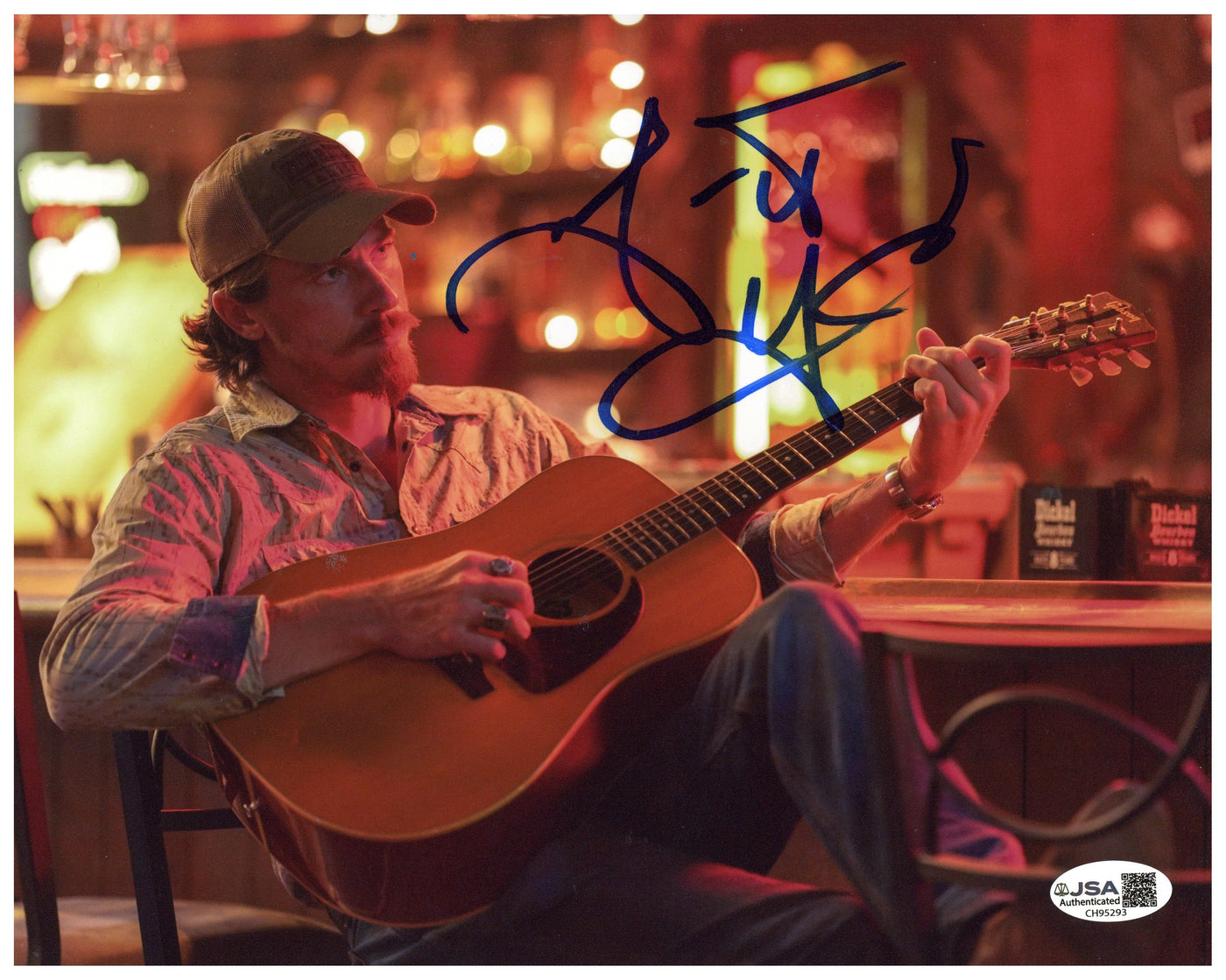 Garrett Hedlund Signed 8x10 Photo Tulsa King Autographed JSA COA 7