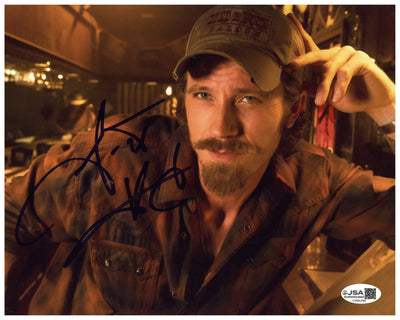 Garrett Hedlund Signed 8x10 Photo Tulsa King Autographed JSA COA 6