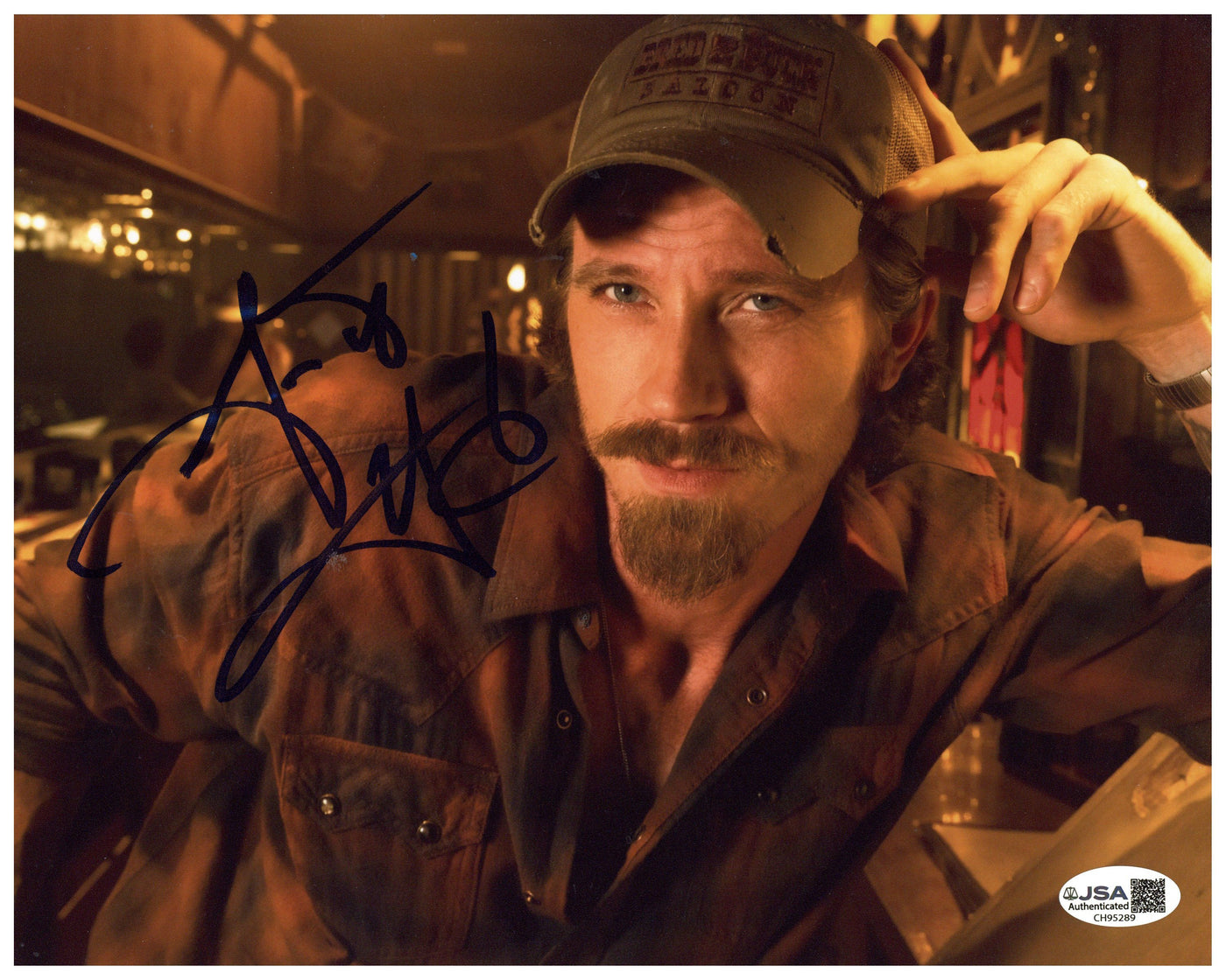 Garrett Hedlund Signed 8x10 Photo Tulsa King Autographed JSA COA 6