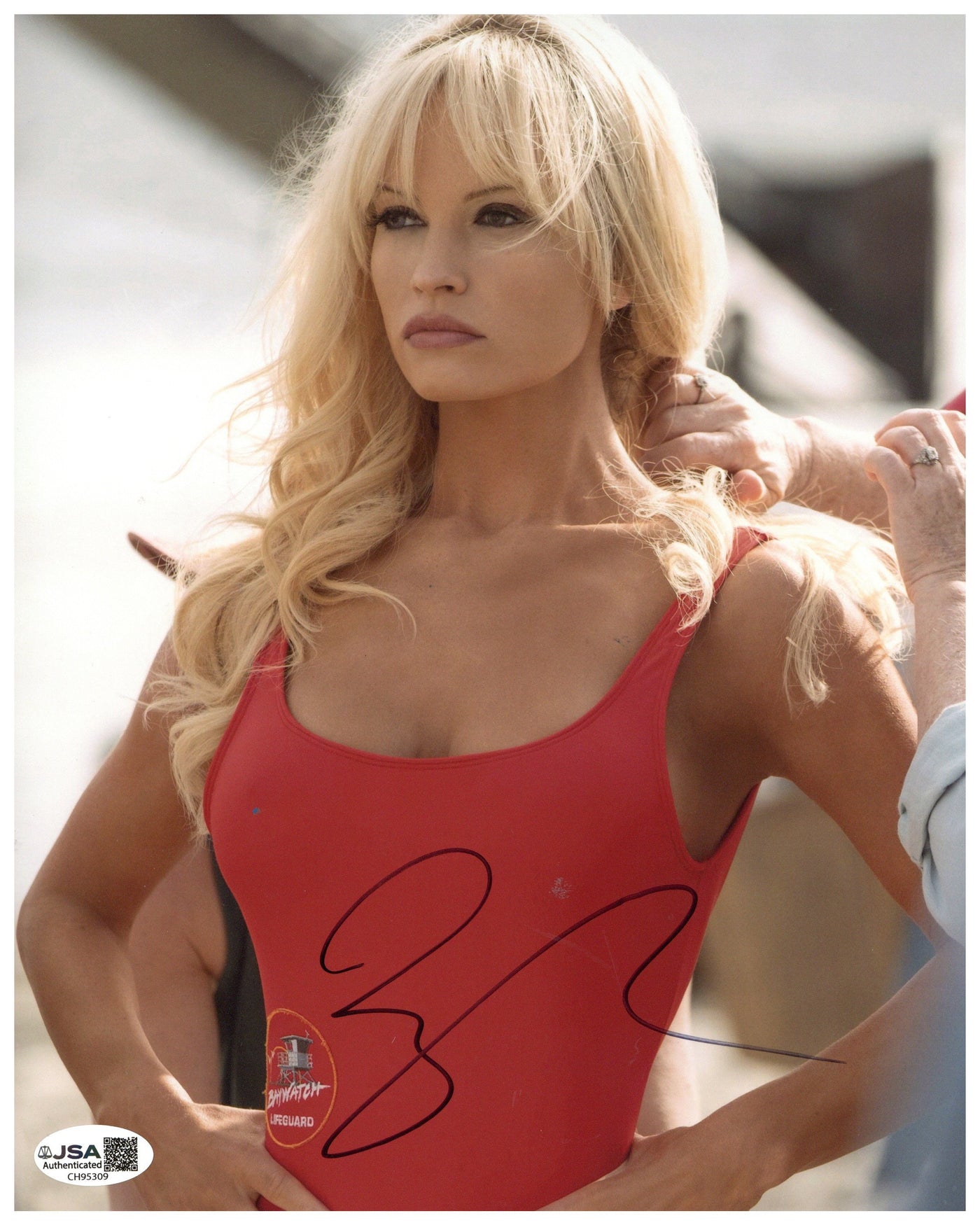 Lily James Signed 8x10 Photo Pam and Tommy Autographed JSA COA 4