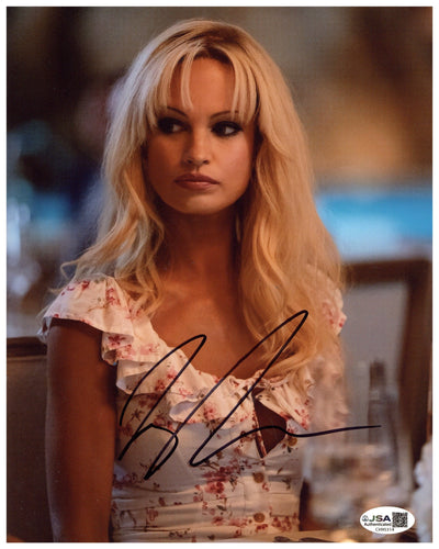 Lily James Signed 8x10 Photo Pam and Tommy Autographed JSA COA 3