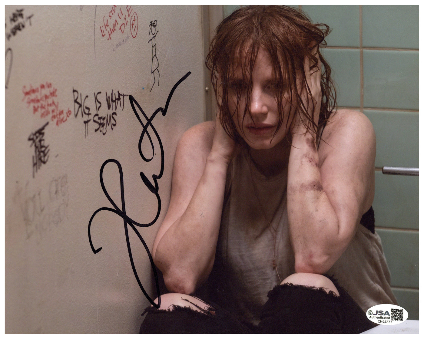 Jessica Chastain Signed 8x10 Photo It Chapter Two Autographed JSA COA 3