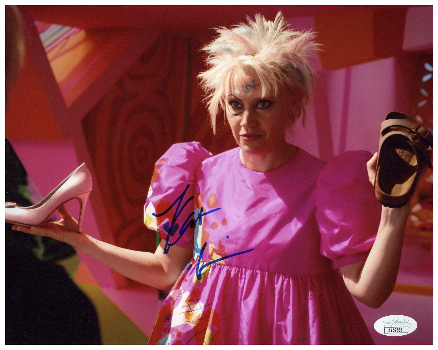Kate McKinnon Signed 8x10 Photo Barbie Autographed JSA COA 3