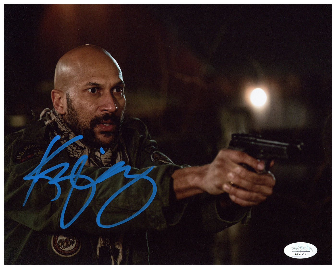 Keegan-Michael Key Signed 8x10 Photo Predator Autographed JSA COA