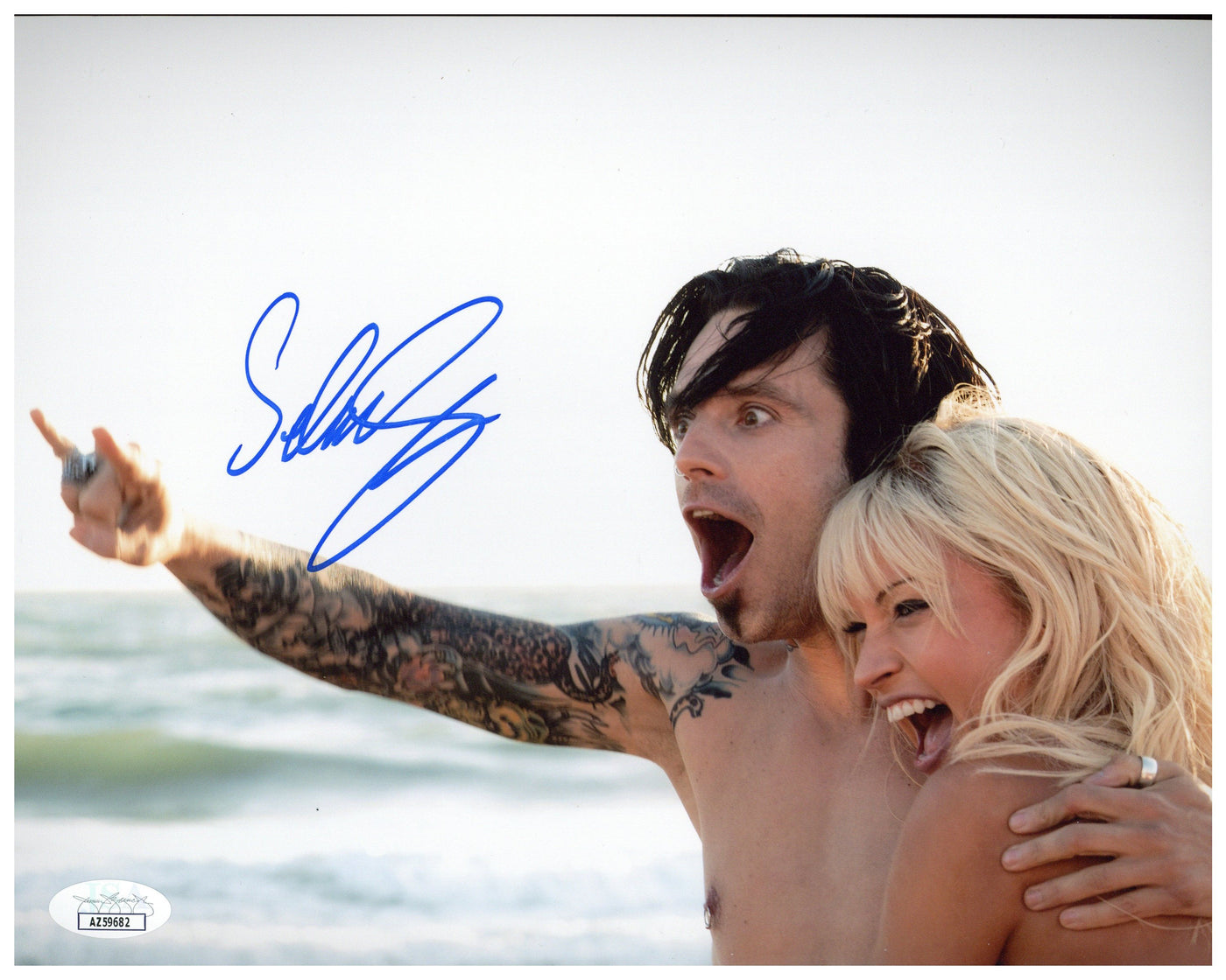 Sebastian Stan Signed 8x10 Photo Pam & Tommy Autographed JSA COA