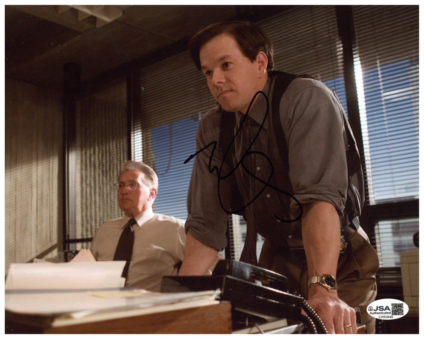 Mark Wahlberg Signed 8x10 Photo The Departed Autographed JSA COA